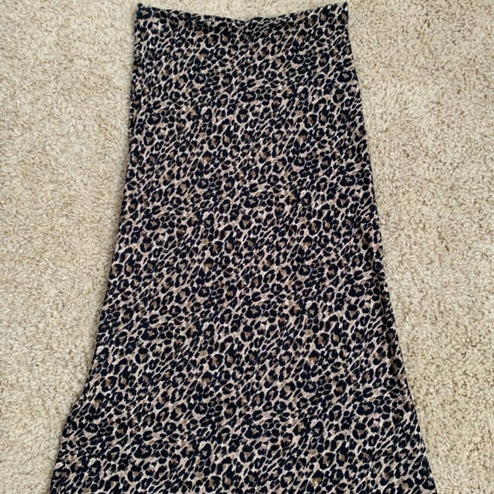 CJLA leopard print skirt